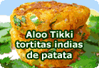 Aloo Tikki - Tortitas indias de patata :: receta vegana