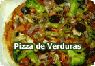 Pizza vegetariana :: receta vegana