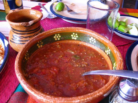Salsa picante mexicana - salsa roja :: recetas veganas recetas vegetarianas  :: 