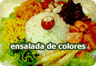 Ensalada de colores :: receta vegetariana