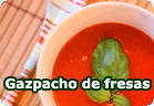 Gazpacho de fresas :: receta vegetariana