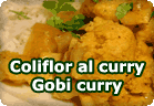 Gobi curry - coliflor al curry :: receta vegana