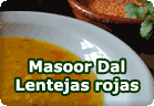 Masoor Dal - sopa india de lentejas rojas :: receta vegana