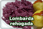 Lombarda rehogada :: receta vegetariana