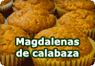 Magdalenas veganas de calabaza