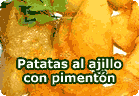 Patatas al ajillo con pimentón :: receta vegetariana