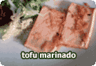 Tofu marinado :: receta vegana