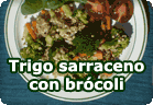Trigo sarraceno con brócoli :: receta vegana