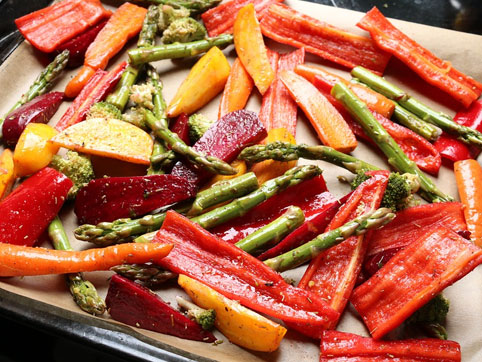 Verduras al horno :: recetas veganas recetas vegetarianas ::  